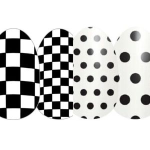 2 Sets Color Street Clear Overlays Check Yourself & Polka Dot Com